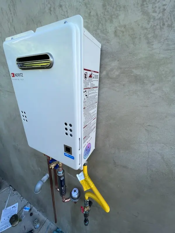 Tankless water heater installation for Pilot Point homes